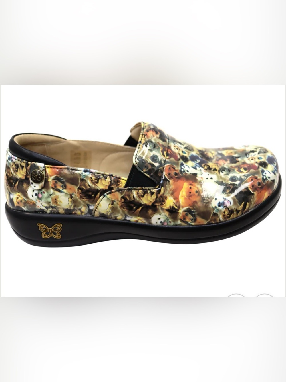 Alegria Keli Womens Leather Professional Slip On Shoes size 41 size 8